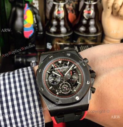 Clone Audemars Royal Oak Offshore Skeleton Black Steel watches - 2019 New